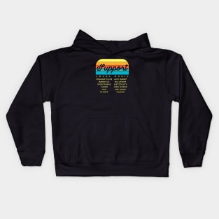 Support Local Music at Buffalo Music Venues Kids Hoodie